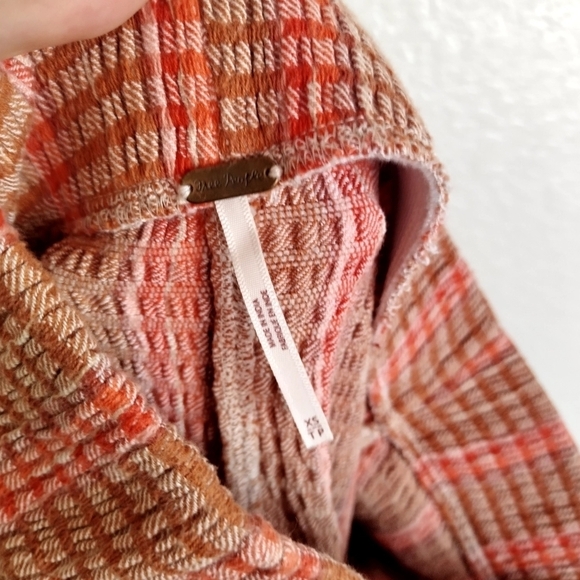 Free People Fine Line Flare Stripe Pull on pants Hippie Boho Gypsy Style sz Xs - Picture 7 of 8